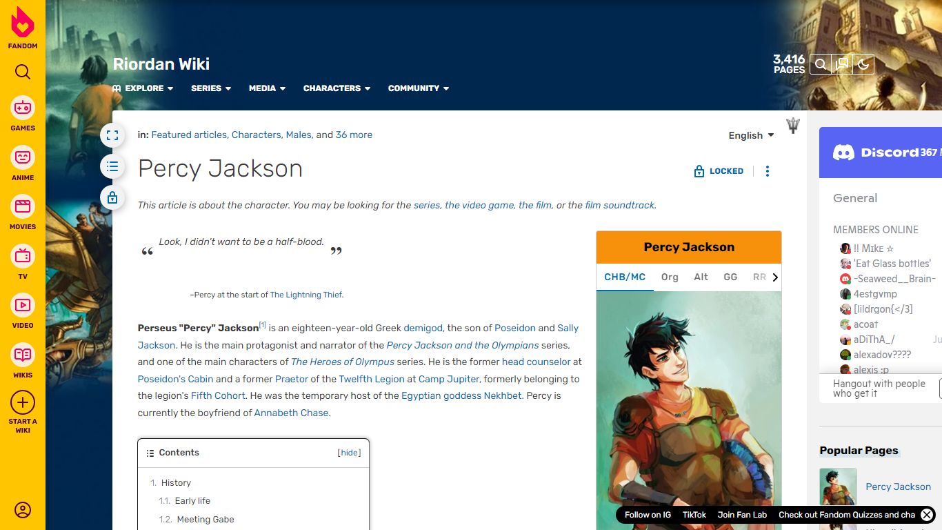 Percy Jackson | Riordan Wiki | Fandom