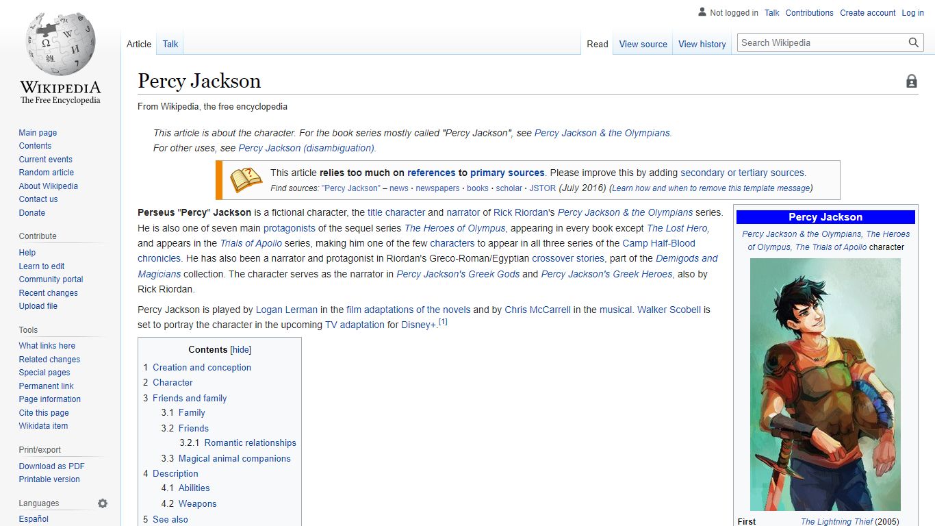 Percy Jackson - Wikipedia